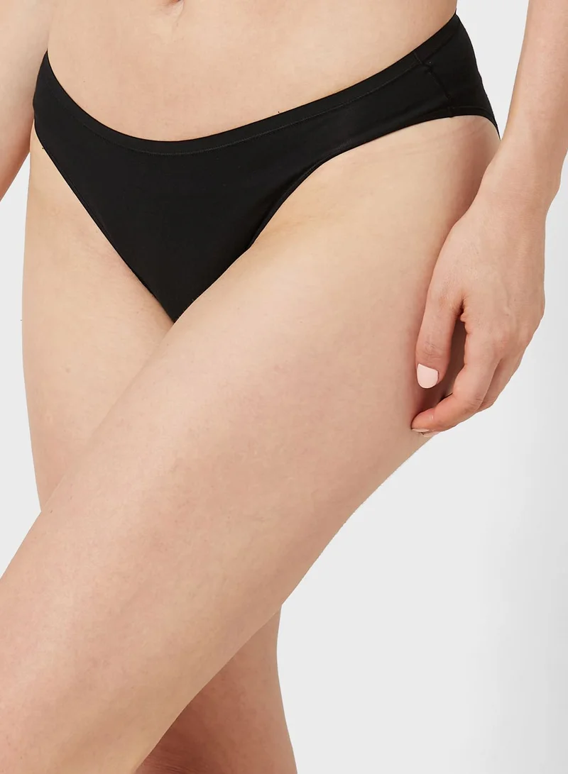 Marks & Spencer 5 Pack No Vpl Cotton Modal High Leg Knickers