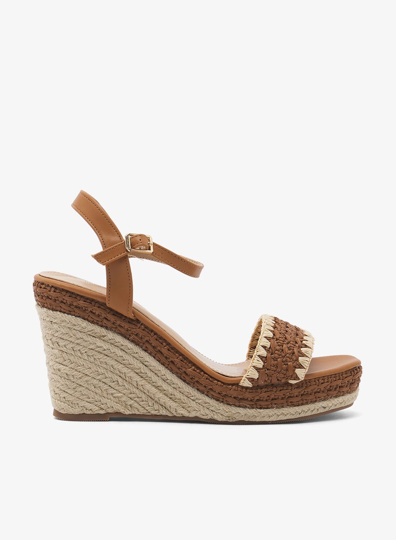 Ginger Ankle Strap Wedge Sandals - Image 1