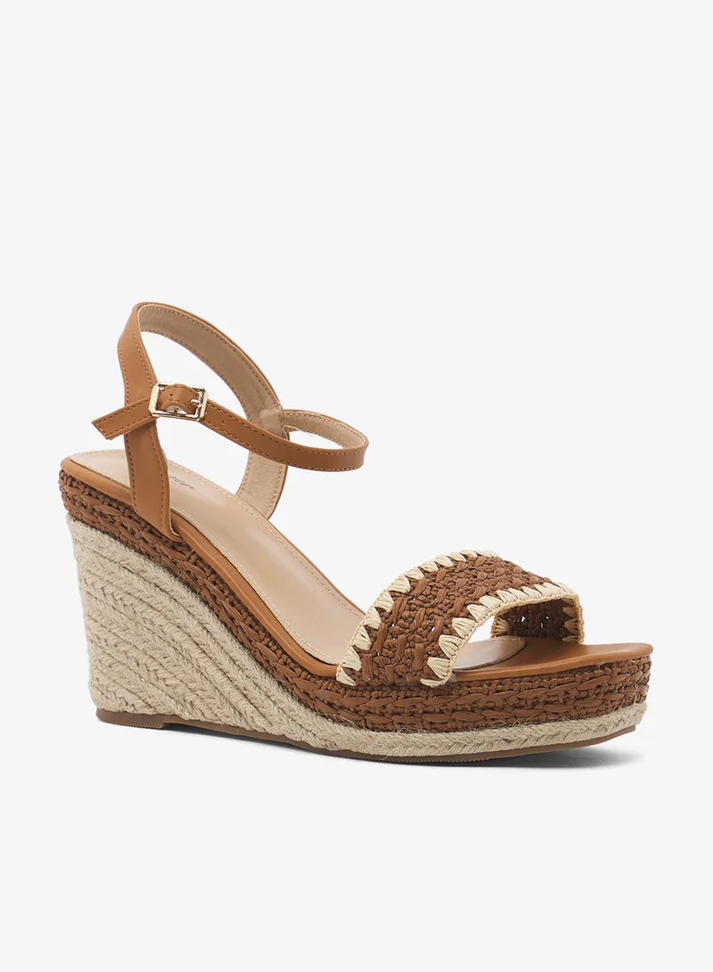 Ginger Ankle Strap Wedge Sandals