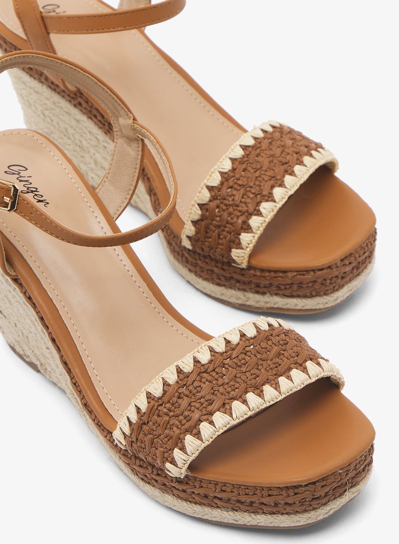 Ginger Ankle Strap Wedge Sandals - Image 4