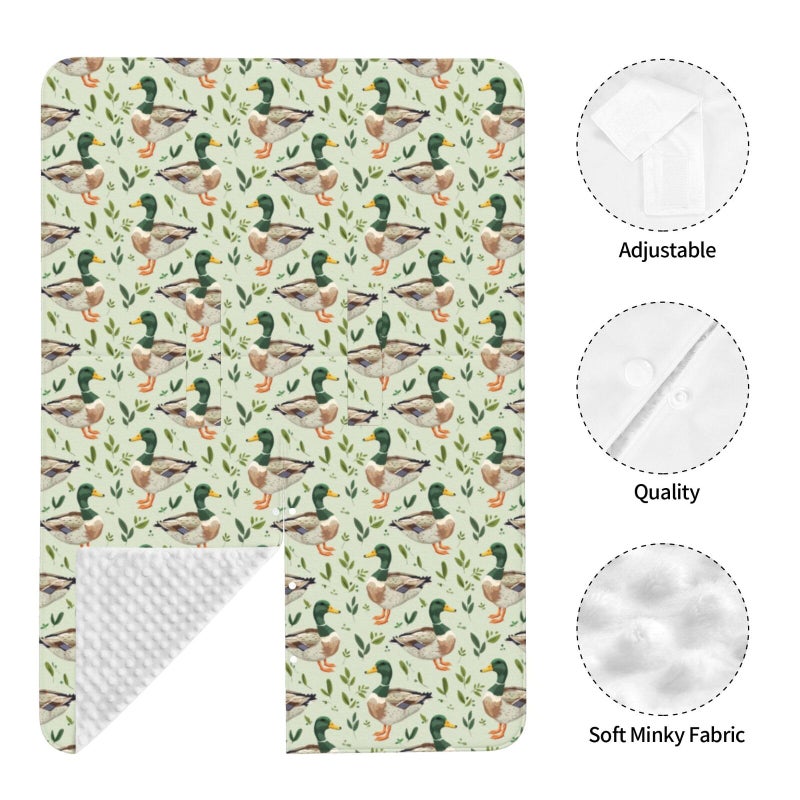 Muishi Cute Mallard Duck Baby Car Seat Canopy Nursing Cover for Newborn Car Seat Breastfeeding Covers Blanket Newborn Shower Gift - Image 3