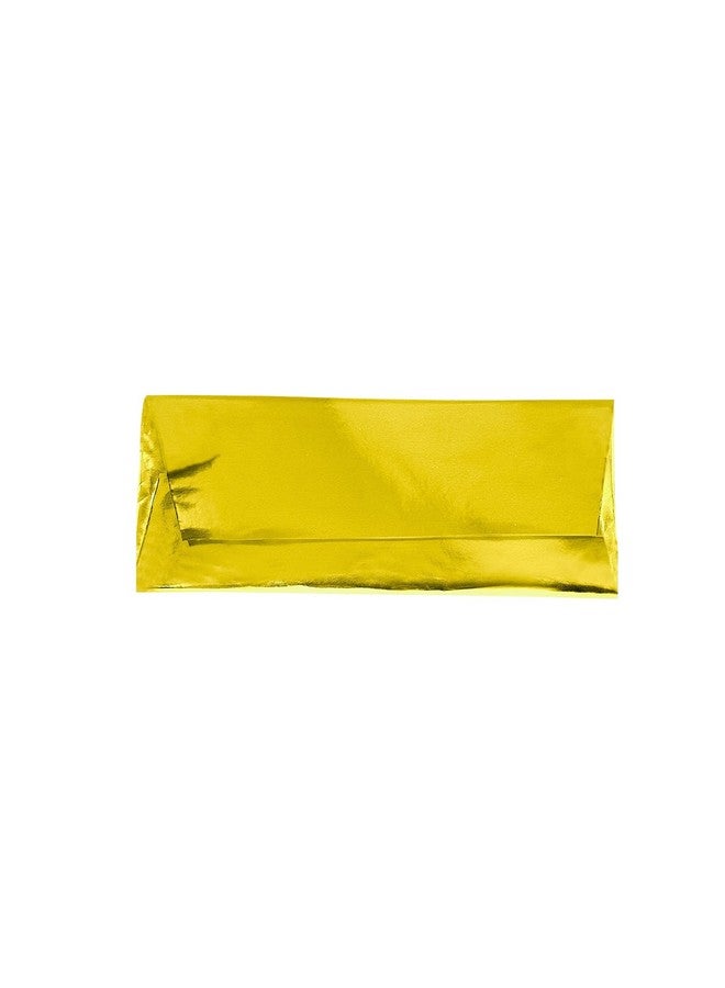 Foilman Foil Wrapper - Pack of 100 Candy Bar Wrappers with Thick Paper Backing - Folds and Wraps Well - Best for Wrapping 1.55Oz Candies/Chocolate Bars/Gifts - Size 6" X 7.5" (Gold)  - Image 3