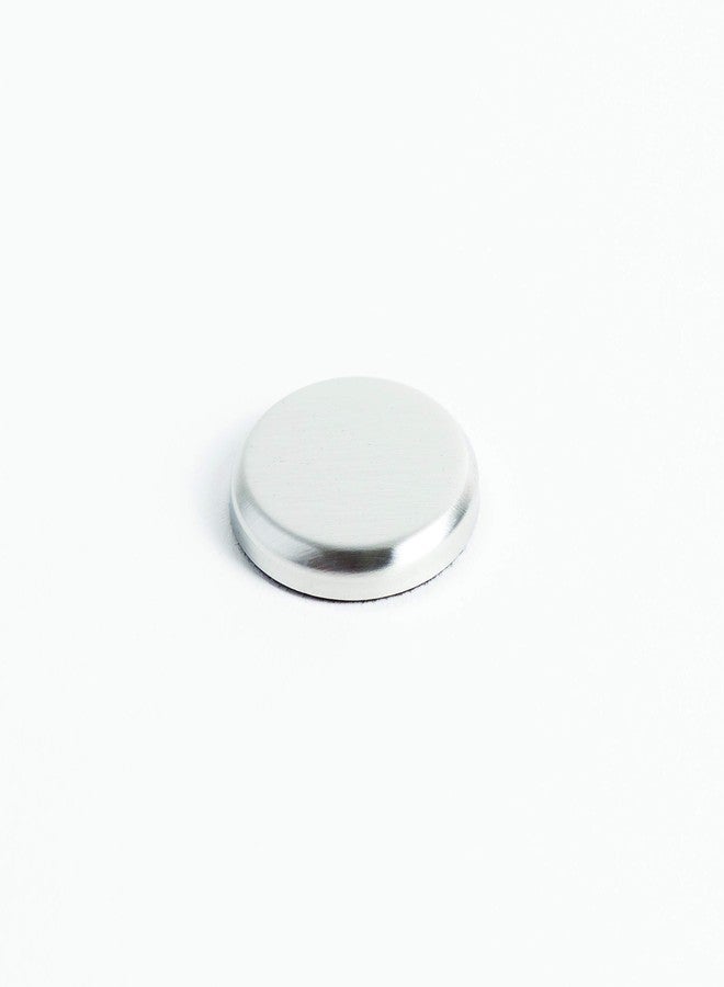 U Brands High Energy Brushed Metal Magnets for Glass Dry Erase Boards, 1.25”, Silver, 12-Count (2911U00-12) - Image 2