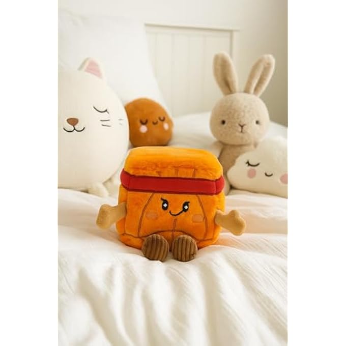 MGM Toy - Squarepal - Basketball - Anti-Stress Plush - 193619 - Memory Foam - Gadget - Gift - Sports - Rehabilitation - Anxiety - Sensory Toy - From 2 Years - Image 4