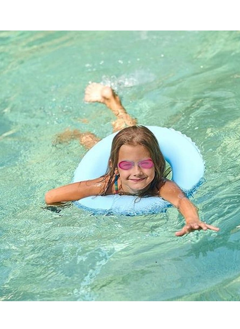 Generic Anti-fog Swimming Goggles with Earplugs DZ-1600 - Rose  - Image 4