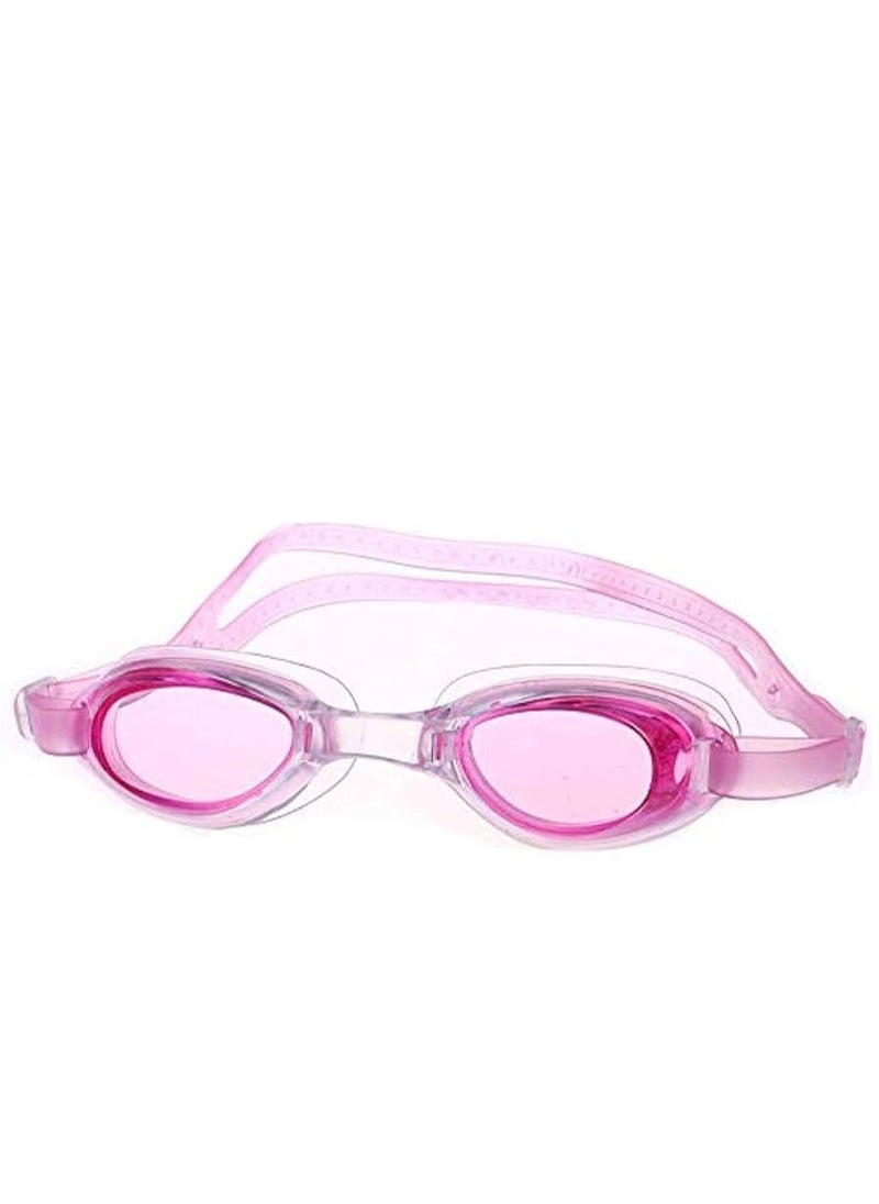 Generic Anti-fog Swimming Goggles with Earplugs DZ-1600 - Rose  - Image 1