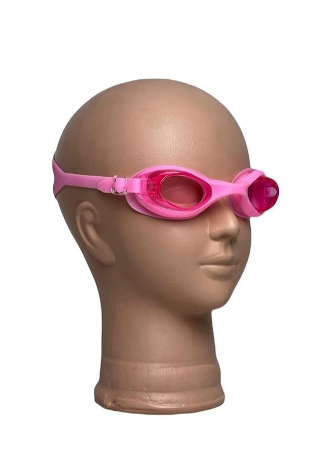 Generic Anti-fog Swimming Goggles with Earplugs DZ-1600 - Rose  - Image 1