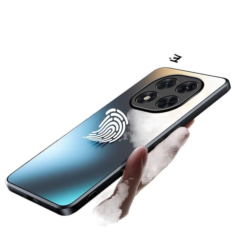 BB غطاء واقي بTPU+PC لـ Redmi Note 13 Pro مع حماية من السقوط ومقاوم للبصمات مع مقاوم للصدمات مع تغطية كاملة مع لمسة نهائية غير لامعة AG باللون أزرق من مادة TPU باللون الأزرق باللون ا. - Image 5