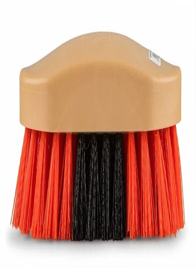 Decker "Wild Things" Horse Grooming Brushes | Orange/Black/Orange - Image 1