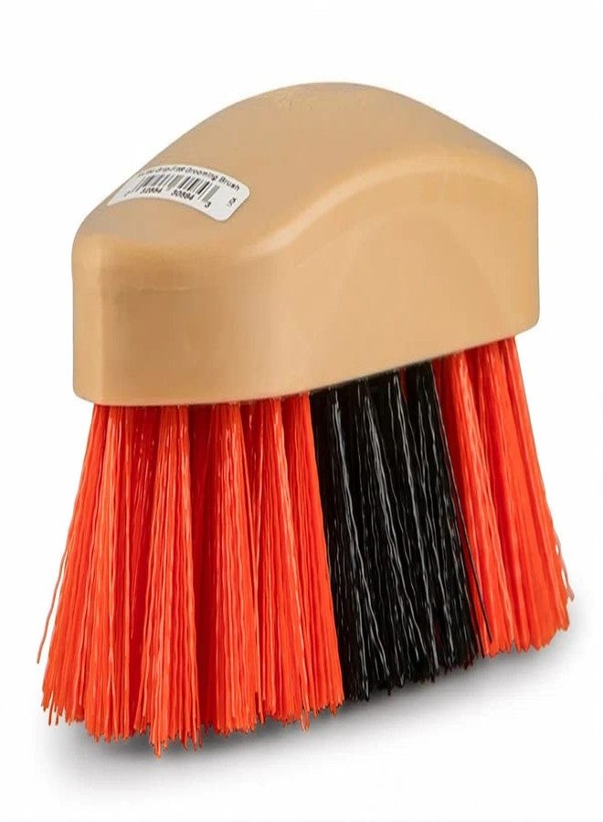 Decker "Wild Things" Horse Grooming Brushes | Orange/Black/Orange - Image 2