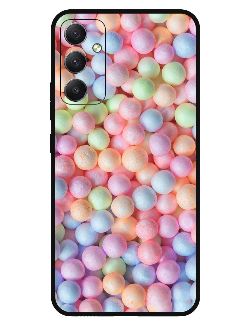 Theodor Protective Case Anti Scratch Shock Proof Bumper Cover For Samsung Galaxy M54 Colourfull Balls - Image 1