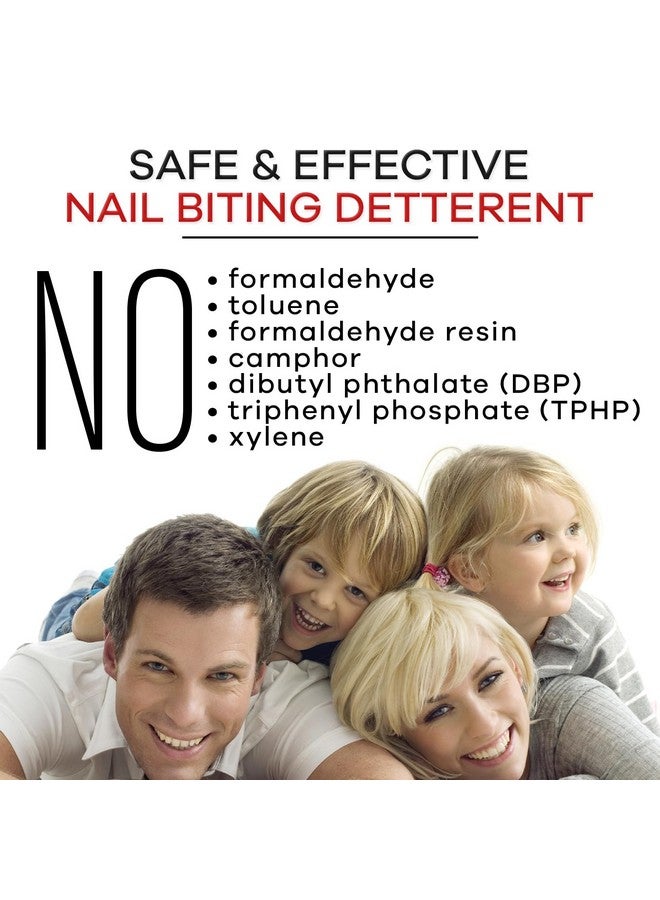 ايلي تشاز طلاء أظافر إيلي تشيس لعلاج قضم الأظافر، بطعم مر للغاية، 0.5 أونصة | توقف عن وضع أصابعك في فمك | آمن للبالغين والأطفال | يساعد على نمو الأظافر، صنع في الولايات المتحدة الأمريكية | خالٍ من ثنائي بوتيل هيدروكسي تولوين (DBP) وثنائي هيدروكلوريد (TPHP). - Image 3