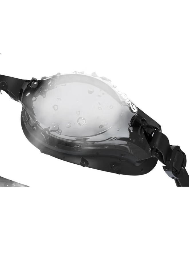 Swans Swimming Goggles, Imported From Japan, Waterproof, Anti-Fog, High-Definition, Clear Lens, Large Frame, For Adults, Professional Diving, Sw45-7 White And Black - Image 1