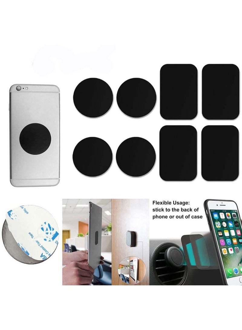 Mobile Magnet Plate 8-Piece Anti Scratch Magnetic for Car Phone Holder Sticker Set - Image 4