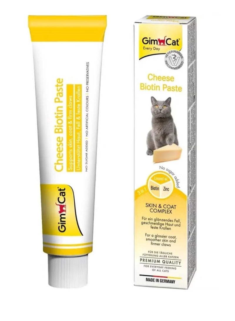 Gim Cat Biotin Cheese Paste for Cats - Skin and Hair Care - 50g