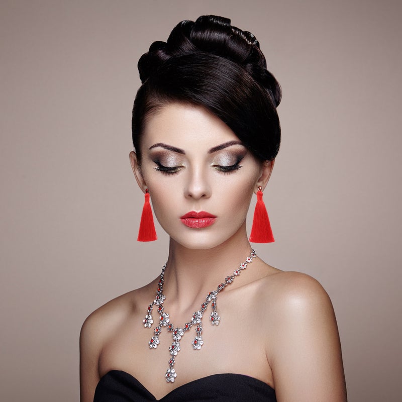20 Pcs Tassel Accessories Straight Hanging Tassel Pendant Earrings Eardrop Supplies for DIY Keychain Jewelry Earrings - Image 5