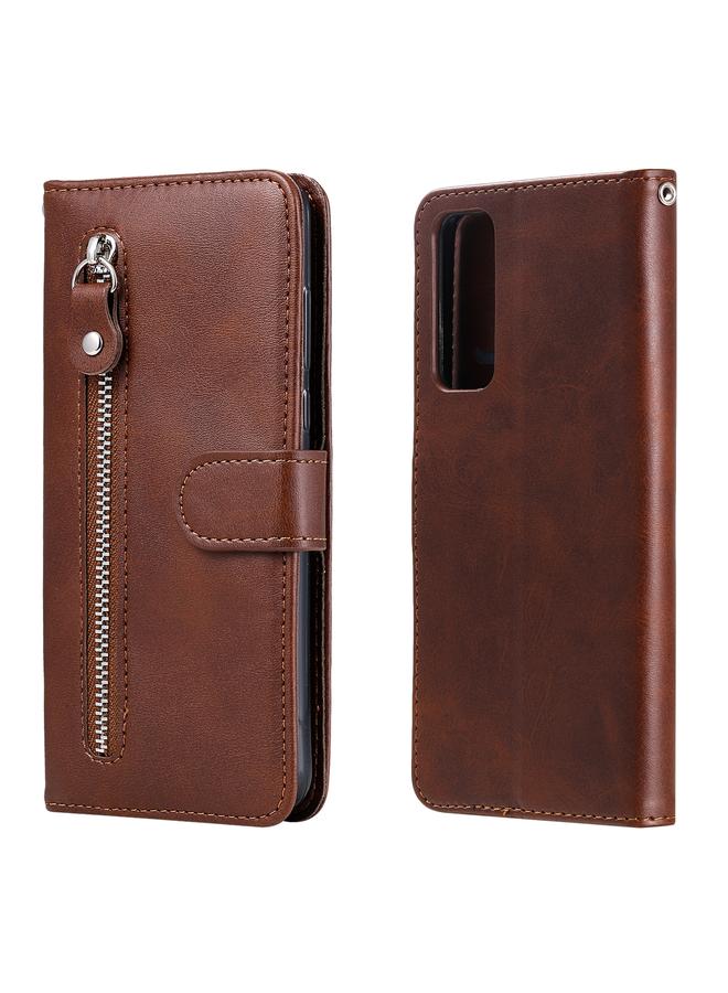 S-TOP Case For Huawei P Smart 2021 / Y7a / Honor 10X Lite Fashion Calf Texture Zipper Horizontal Flip Leather Case with Holder & Card Slots & Wallet - Image 1