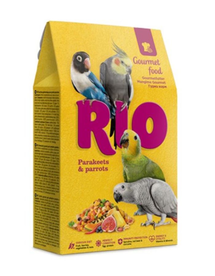 RIO Gourmet Food for Parakeets & Parrots – Premium Nutritious Mix 250g
