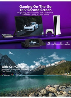 Generic Portable monitor computer tablet phone notebook external portable extended display 15.6-inch 1080P stand type  - Image 5