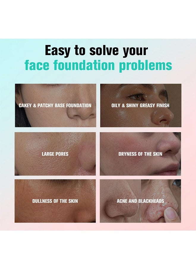 ibcccndc Power Grip Primer Gel Based and Hydrating Face Primer Makeup for Smoothing Skin and Gripping Makeup long lasting Pore Blurring Smooth and Brighten Skin Makeup Primer 24ml  - Image 4