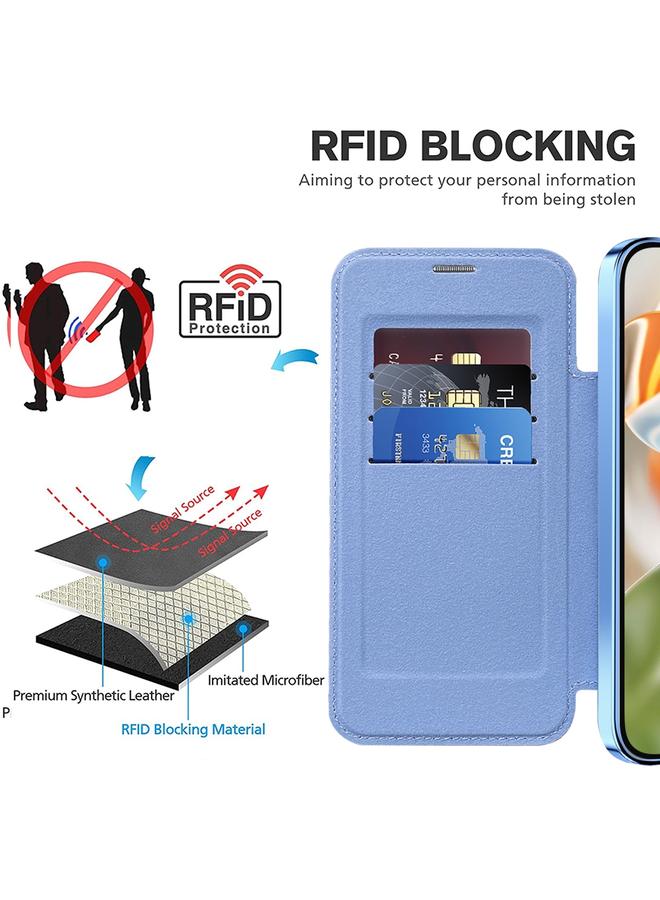 S-TOP Case For Google Pixel 9 Shield Magsafe RFID Anti-theft Rhombus Leather Phone Case - Image 5