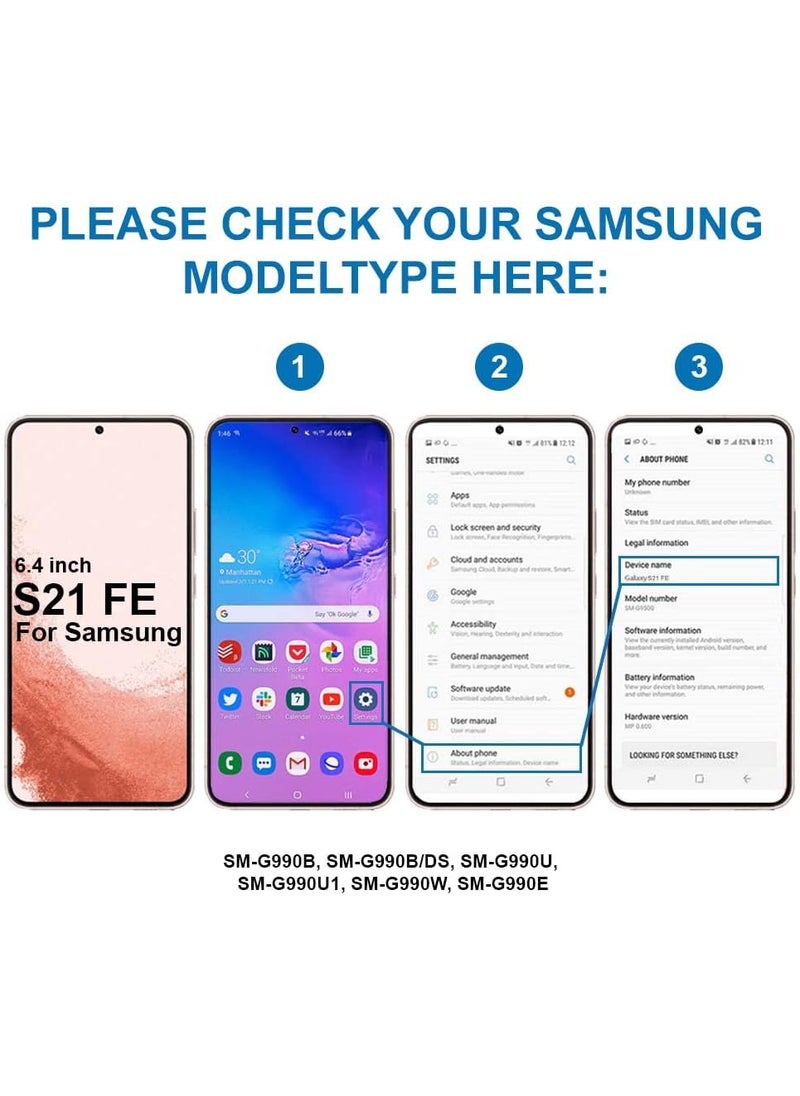 MMOBIEL Dual SIM Card Slot Tray Holder Replacement Compatible with Samsung Galaxy S21 FE 5G  64 inch  2022  Incl SIM Pin  Black