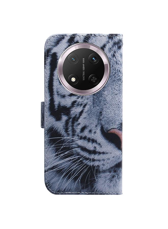 S-TOP Case For Honor X9c Coloured Drawing Flip Leather Phone Case - Image 3