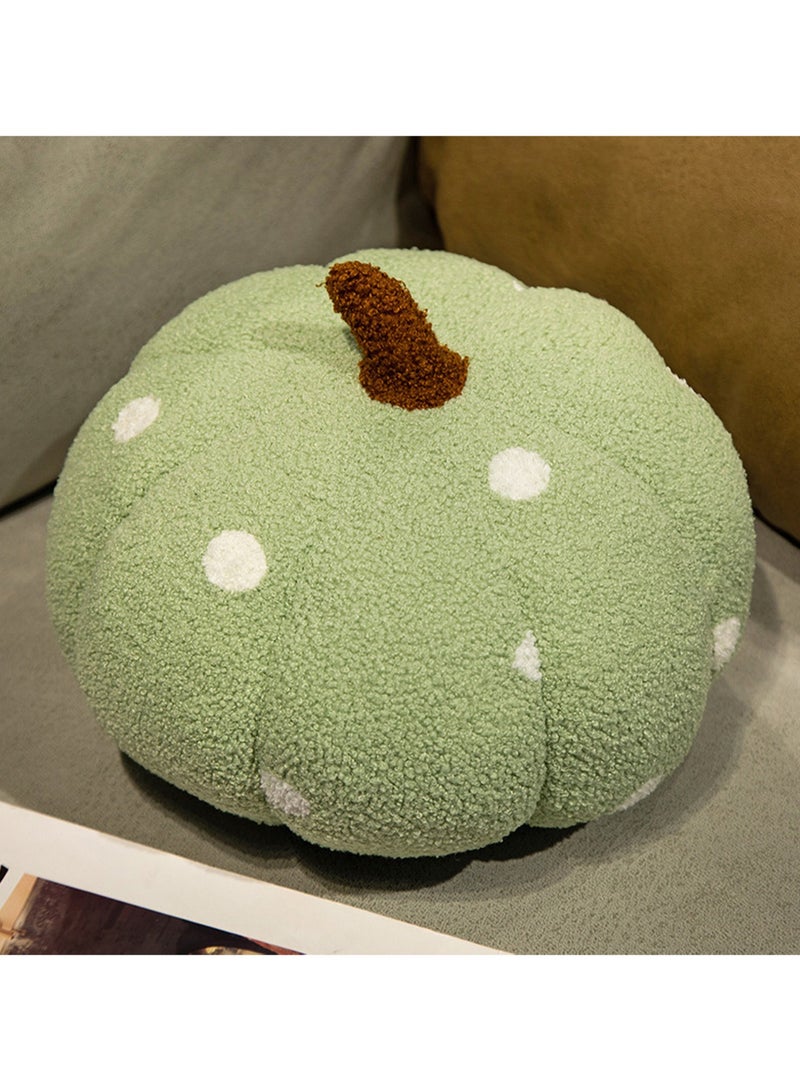 28 CM Creativity Cute Pumpkin Shape Plush Toy Soft Stuffed Cartoon Doll For Girls And Boys All Ages Gift（Green） - Image 3