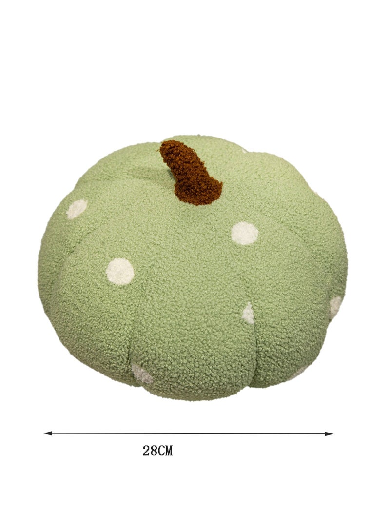 28 CM Creativity Cute Pumpkin Shape Plush Toy Soft Stuffed Cartoon Doll For Girls And Boys All Ages Gift（Green） - Image 2