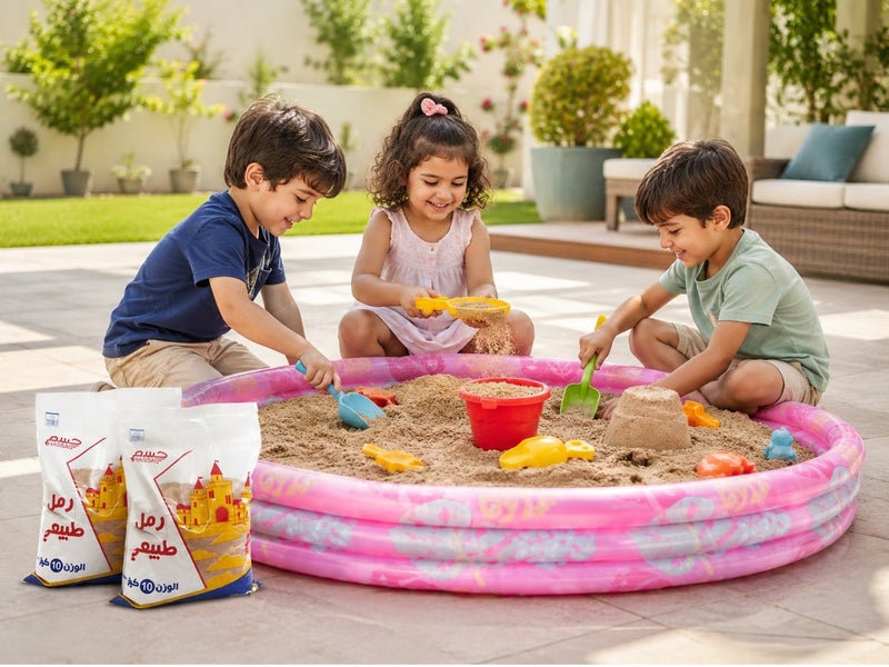 HASSM Hasam Pool Sand Set: Pool + 2 Bags of Sand + Air Pump - Image 3