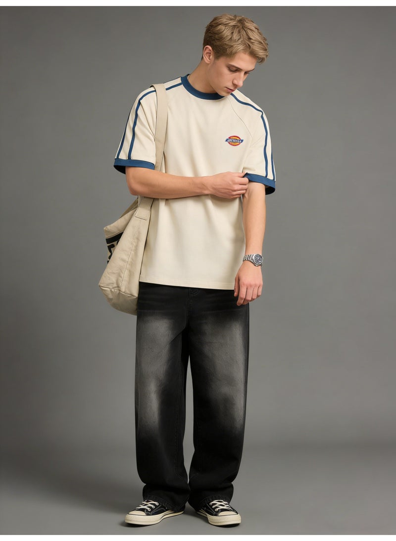 ديكيز Dickies الأكمام القصيرة شعار ثلاثي الألوان الرسوم البيانية الأزواج تي قميص - Image 4