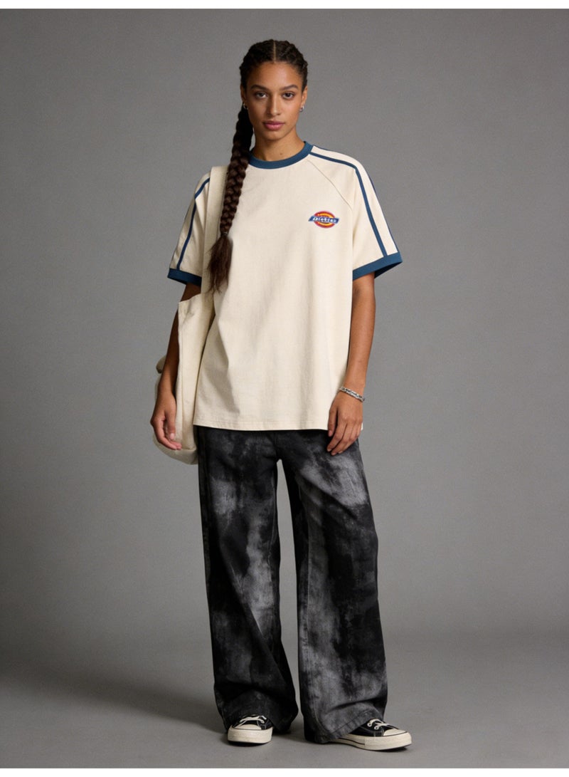 ديكيز Dickies الأكمام القصيرة شعار ثلاثي الألوان الرسوم البيانية الأزواج تي قميص - Image 2