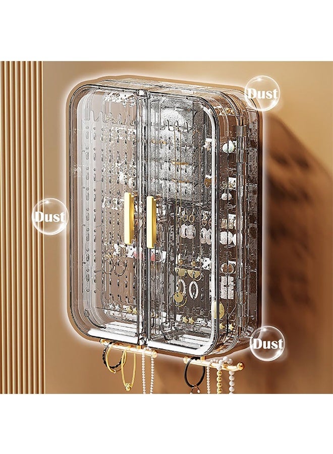 JCB CHIC Makeup Organizer, Cosmetics Organizer Display Case with Drawer and Lid Waterproof and Dustproof , Large Capacity SkinCare Organizers for Bathroom Countertop,Bedroom Vanity Desk - Image 3