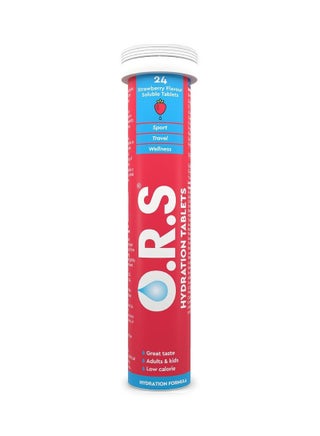 Hydration Tablets With Electrolytes Strawberry Flavor