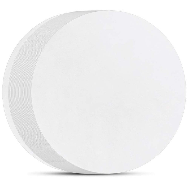 8 Inch Parchment Paper Rounds Set of 100 Non Stick Baking Parchment Circles Cake Parchment Rounds with Lift Tabs for Baking
