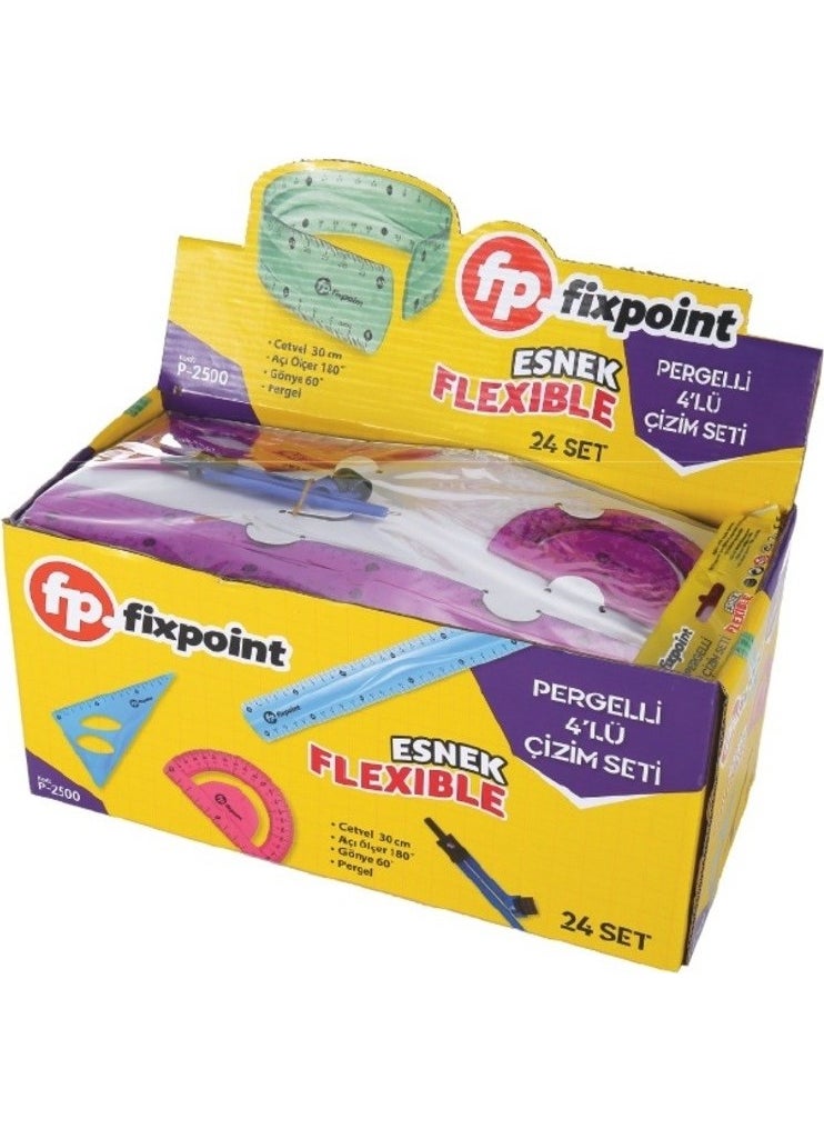 Fixpoint P-2500 Flexible Drawing Set - 4 Pieces  - Image 2