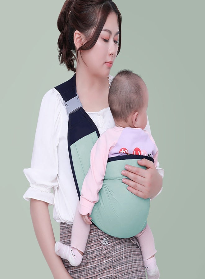 Baby strap, front carry light carry baby, green - Image 2