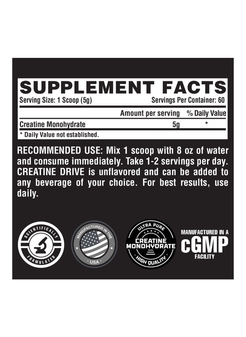 Nutrex Research Nutrex Research Ultra Pure Creatine Monohydrate Powder Unflavored 60 Servings 300 Gm  - Image 2