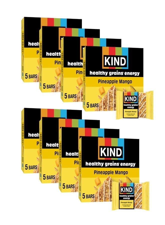KIND Healthy Grains Energy Bars, Pineapple Mango, Gluten Free, Healthy Snacks, 20g Whole Grains, 40 Count - Image 2