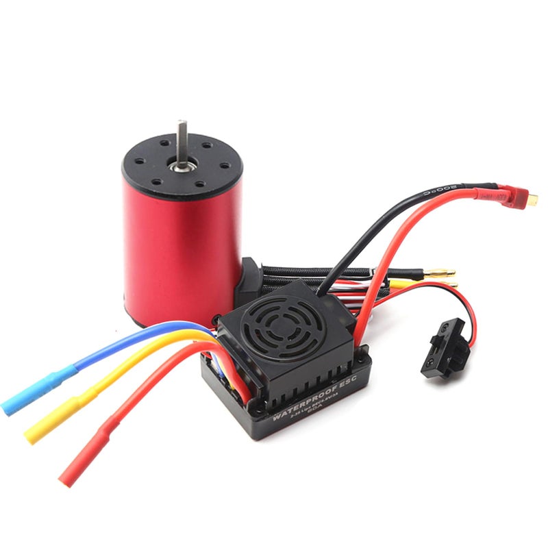 Hylukon S3650 Brushless Motor and ESC 3900KV Brushless Motor with 60A Brushless ESC 18 110 Brushless Motor and ESC for RC Toys Gift for Modification Enthusiasts - Image 3