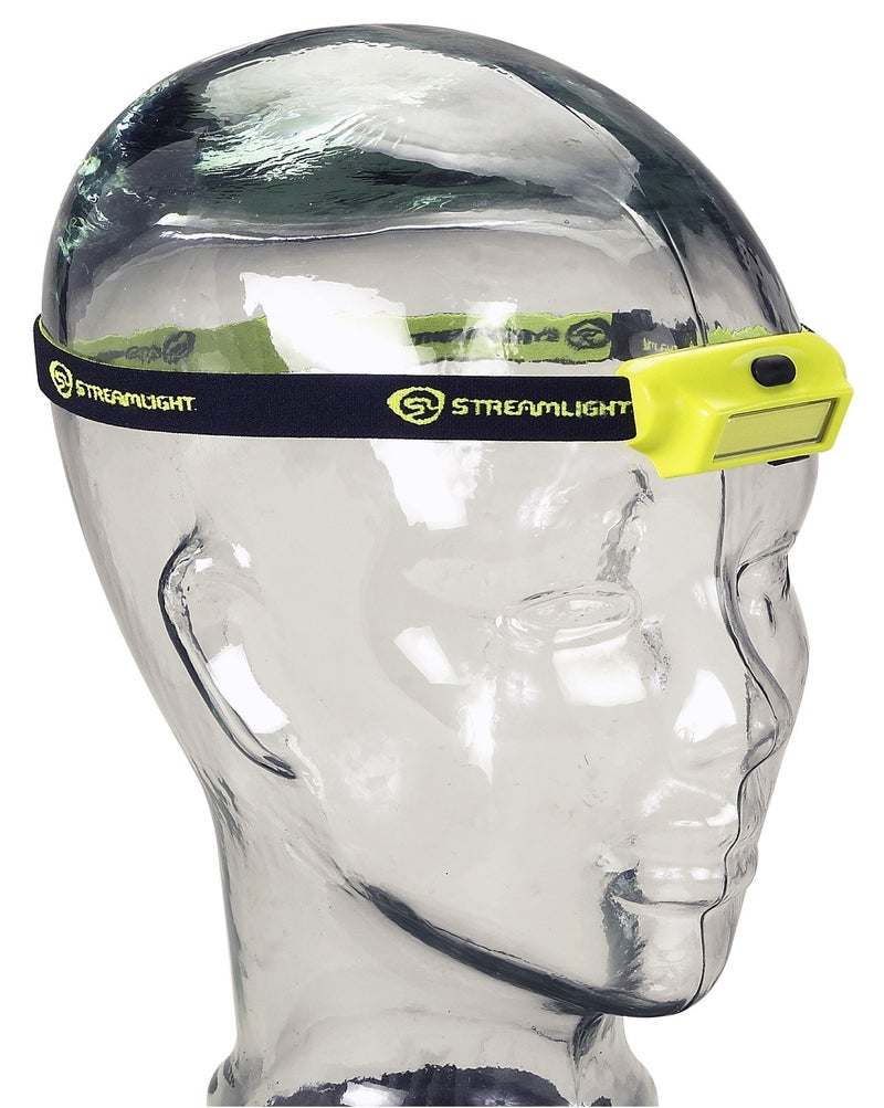 Streamlight 61700 Bandit 180-Lumen USB Rechargeable LED Headlamp with Elastic Head Strap, Clip, and USB Cable, Yellow - Image 3