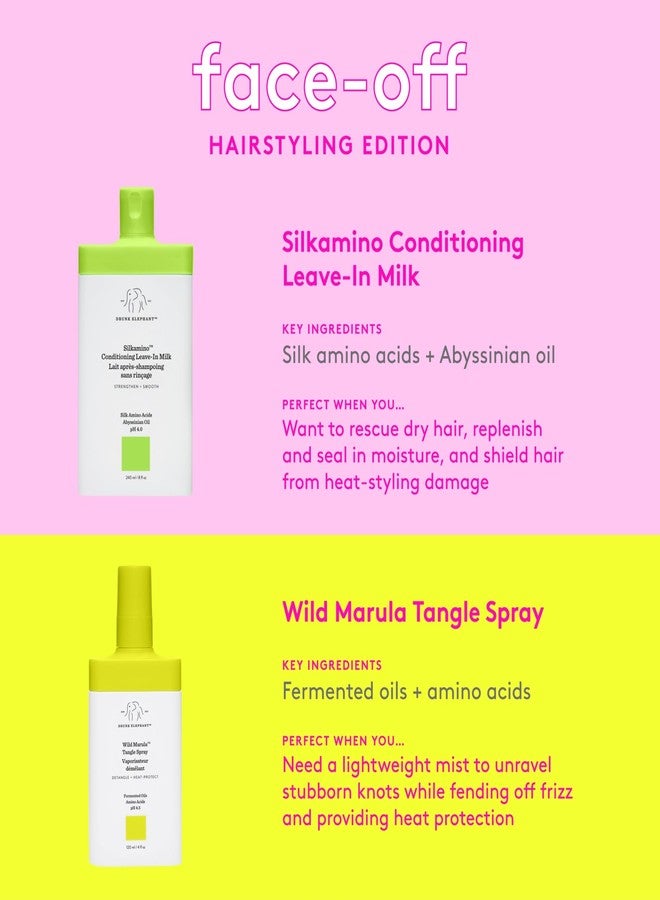 حليب درنك إيليفانت سيلكامينو المرطب الذي يُترك على الشعر - 240 مل/8 أونصة سائلة - أحماض أمينية حريرية - منتج نظيف سريريًا - لم يُختبر على الحيوانات - مُختبر من قبل أطباء الجلدية - خالٍ من الزيوت العطرية والسيليكون وكبريتات لوريل الصوديوم - Image 5