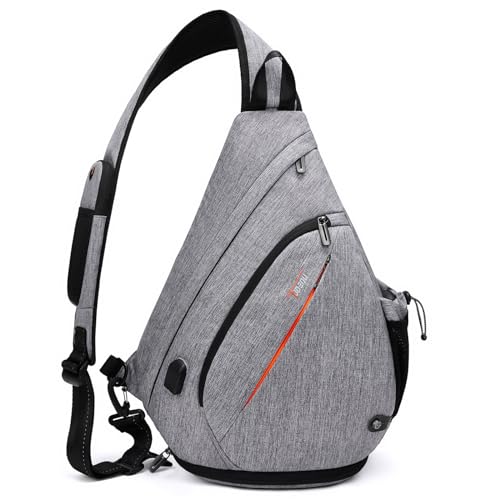 TUDEQU Sling Bag for Men Crossbody Backpack,19L Sling Backpack Mens Sling Bag, 8 Pockets Sling Pack,One Strap Backpack - Image 1