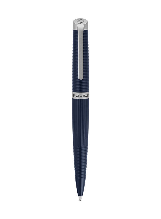 POLICE Candara Blue Pen with Stainless Steel Trims for Men - Image 1