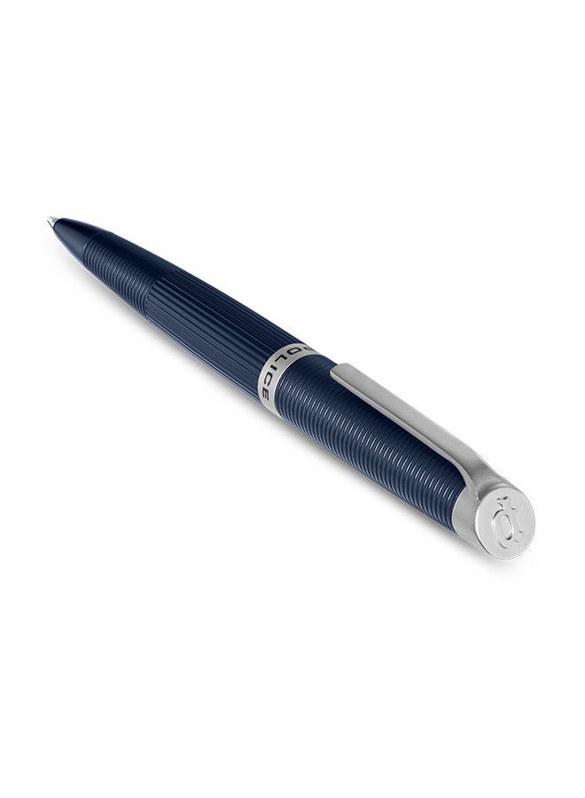 POLICE Candara Blue Pen with Stainless Steel Trims for Men - Image 2