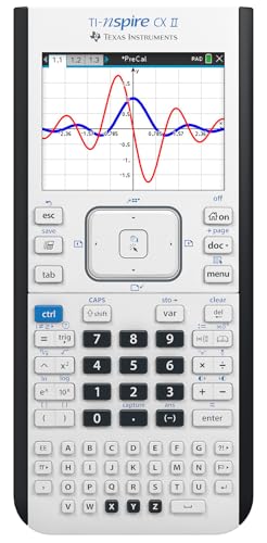 Texas Instruments TINspire CX II Color Graphing Calculator with Student Software PCMac White 354 x 748 - Image 1
