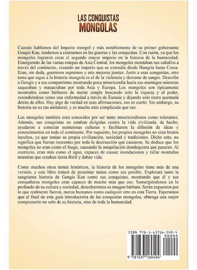 Las Conquistas Mongolas: Una Fascinante Guía de las Invasiones y Conquistas Iniciadas por Gengis Kan Que Crearon el Vasto Imperio Mongol  - Image 1