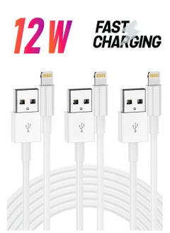 IPhone Charging Cord Lightning Cables, Original Upgraded [3Pack 1M ] Apple MFi Certified USB A Charging Cable for iPhone 14/13/12/11 Pro Mini SE XS Max X XR 8 7 6s Plus