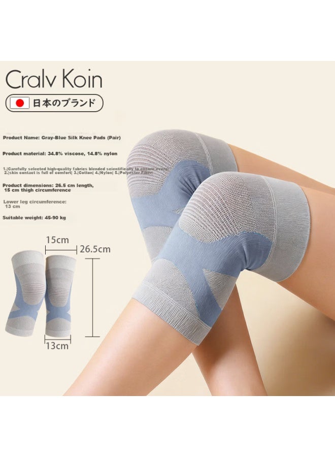 Cralvkoin Medical Silk Knee Brace Warm Knee Support For Old Cold Legs Men And Women Meniscus Injury Arthritis Sports Knee Protector - Image 4
