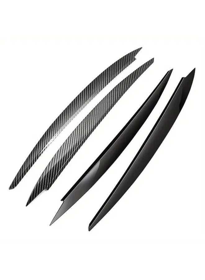Black Headlight Cover Trim Sticker For Volkswagen Golf 7 MK7 GTI - Image 5